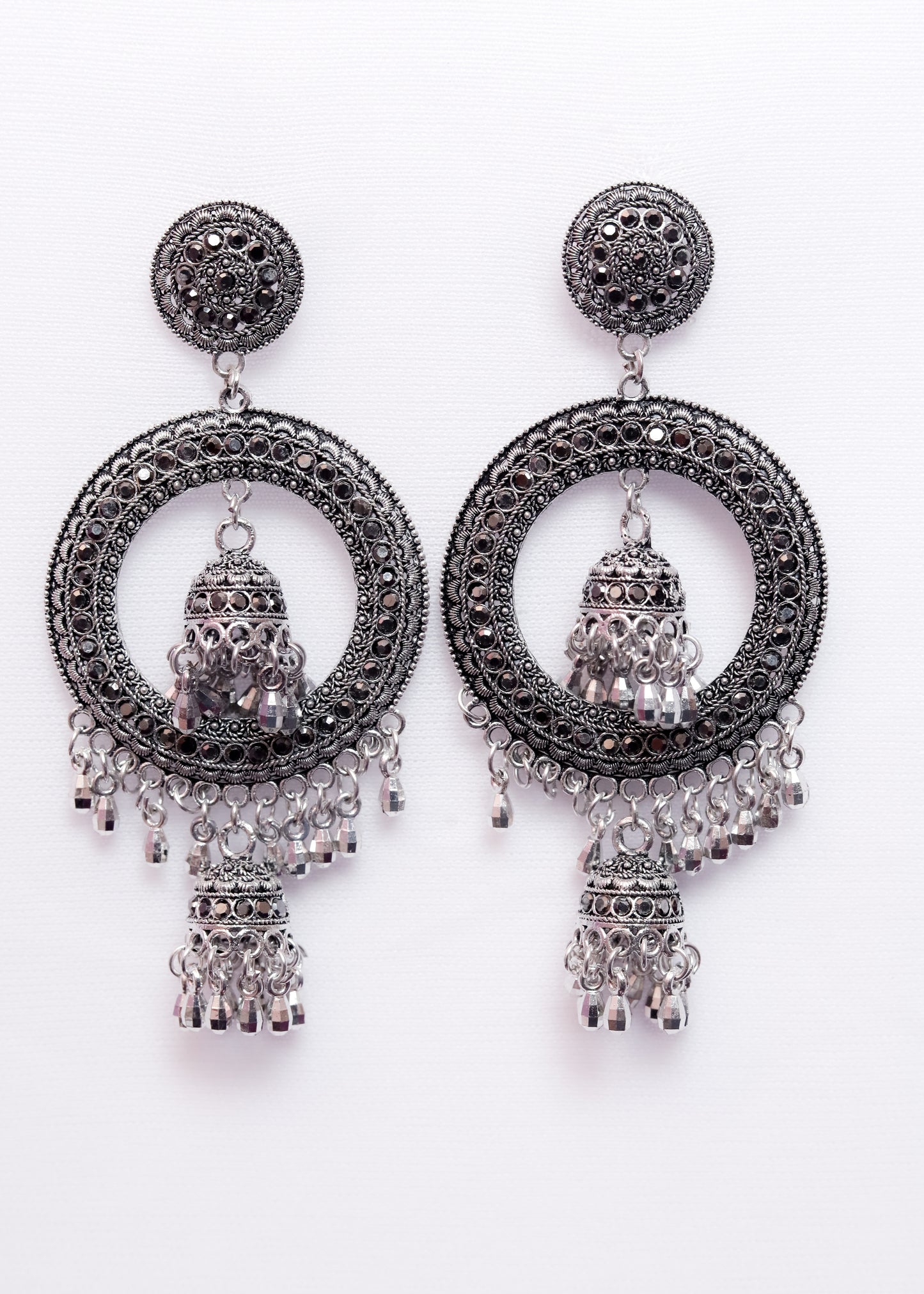 Crystal Chandibali Earrings