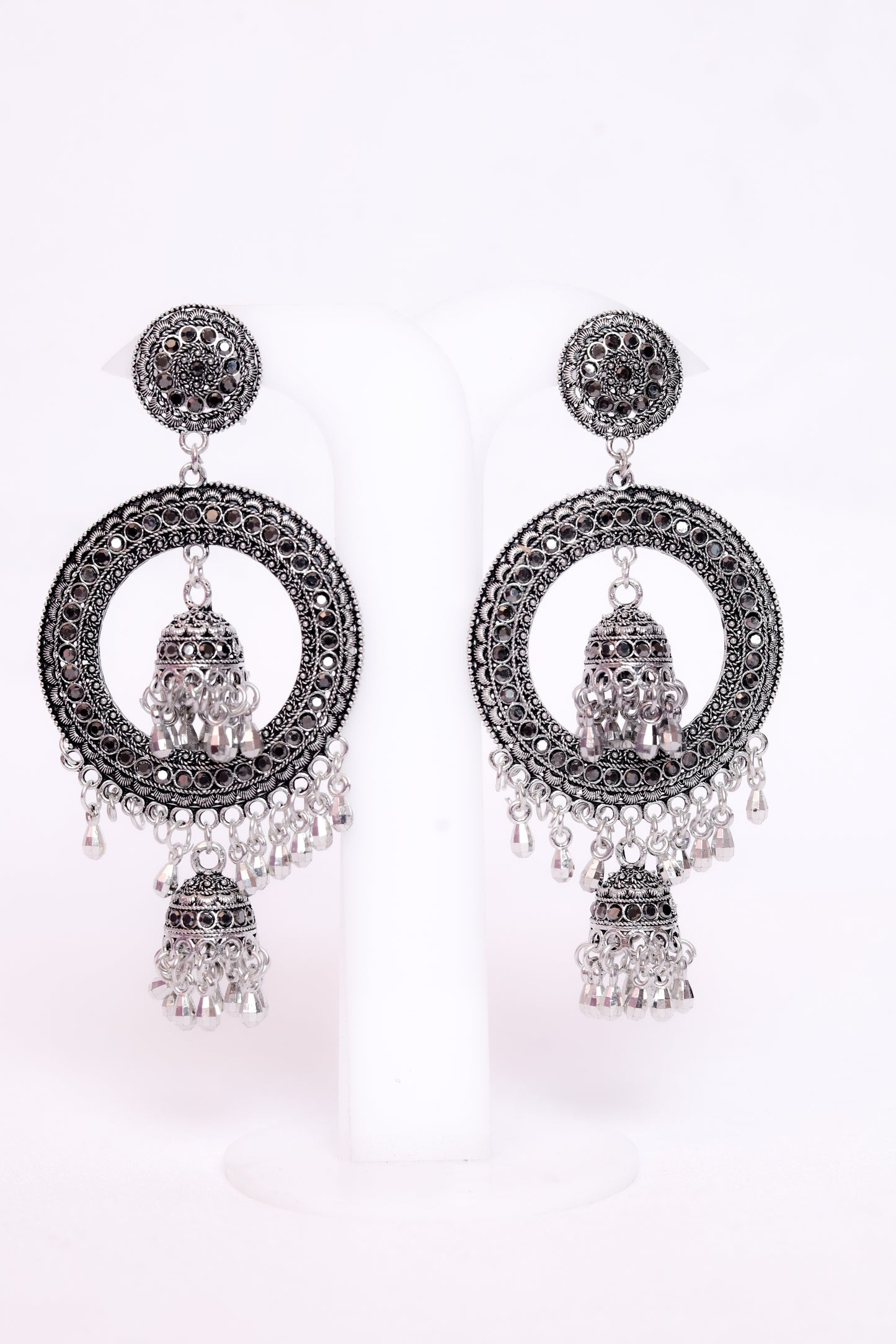 Crystal Chandibali Earrings