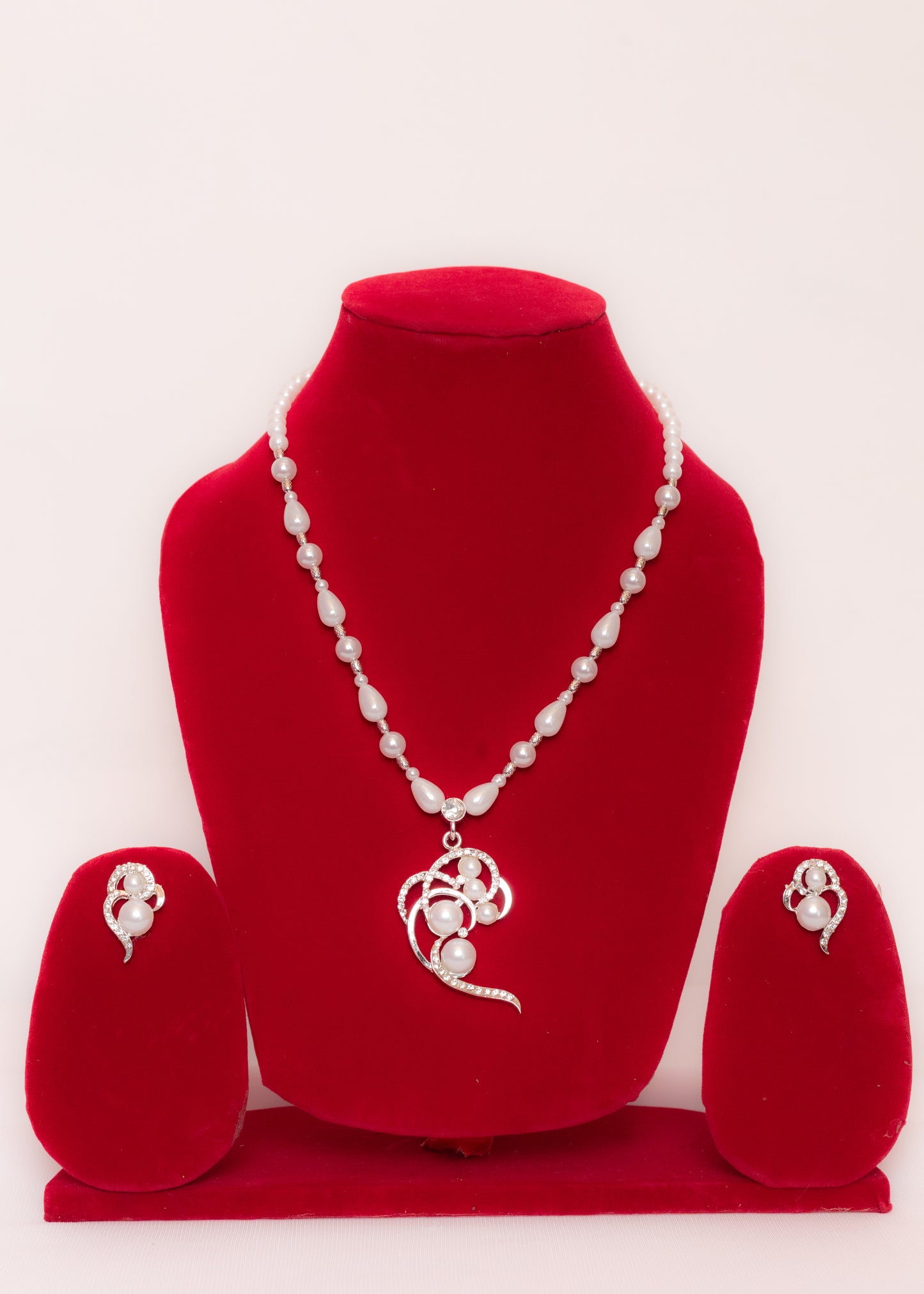Crystal Floral Jewelry Set