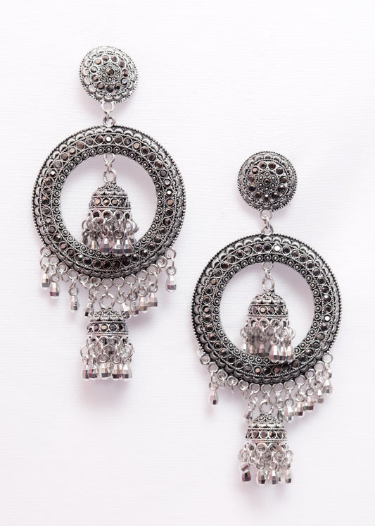 Crystal Chandibali Earrings