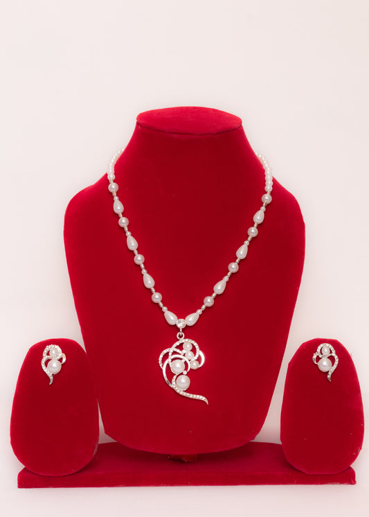 Crystal Floral Jewelry Set